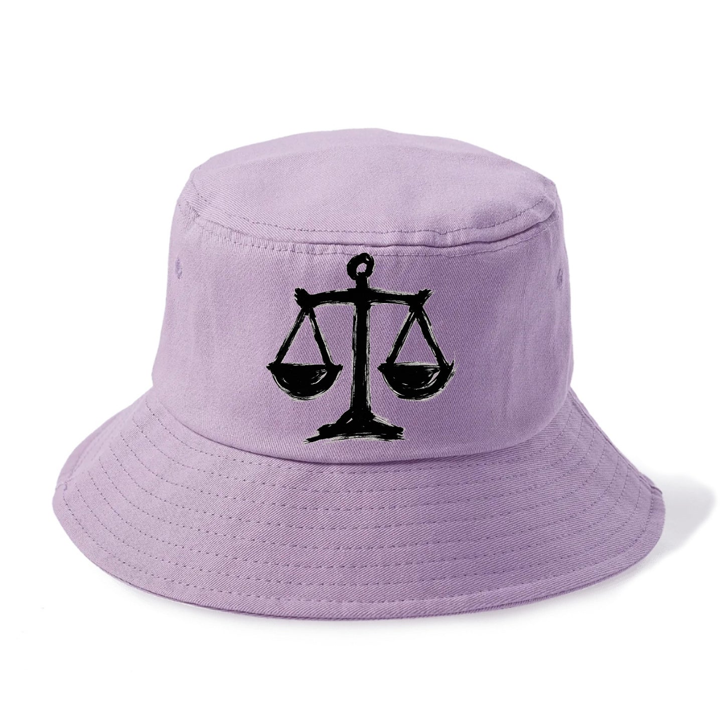 Scales of justice - equality and fairness bold ink style - Bucket Hat - Purple