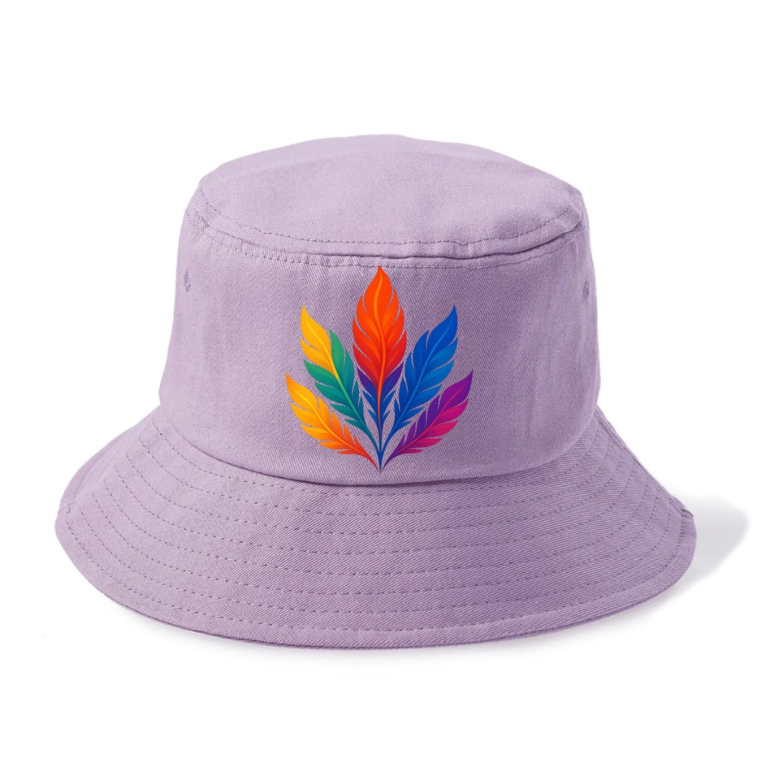 Phoenix Feathers - Each feather a differ - Bucket Hat - Purple