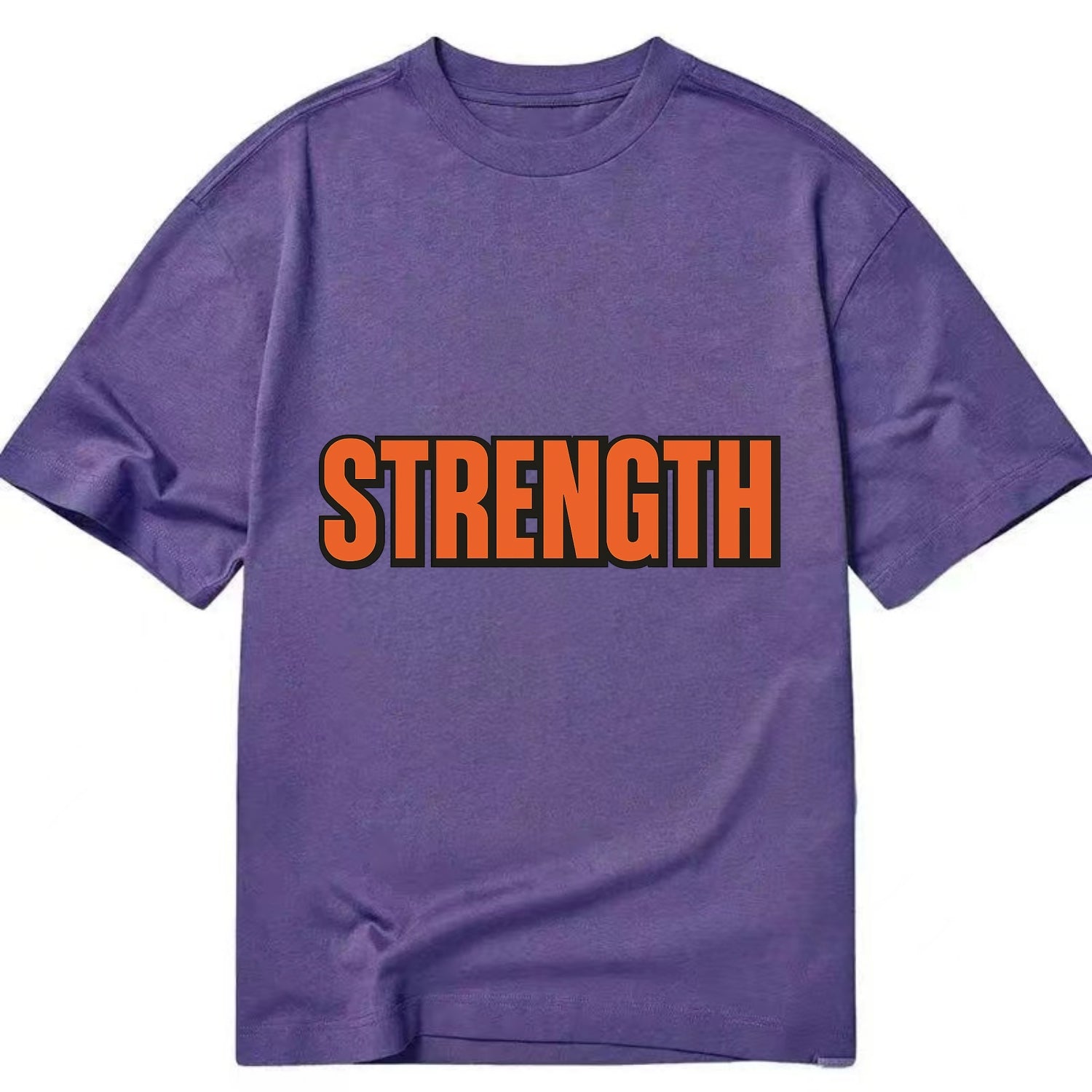 Bold typography design - "STRENGTH" - inner power, resilience, fortitude - Classic T-shirt - Purple