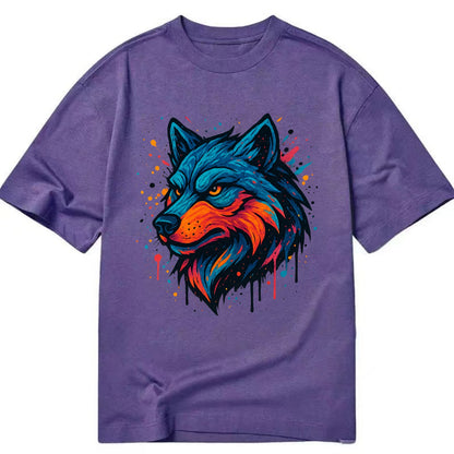 Velvet Wolf Royal  - Classic T-shirt - Purple
