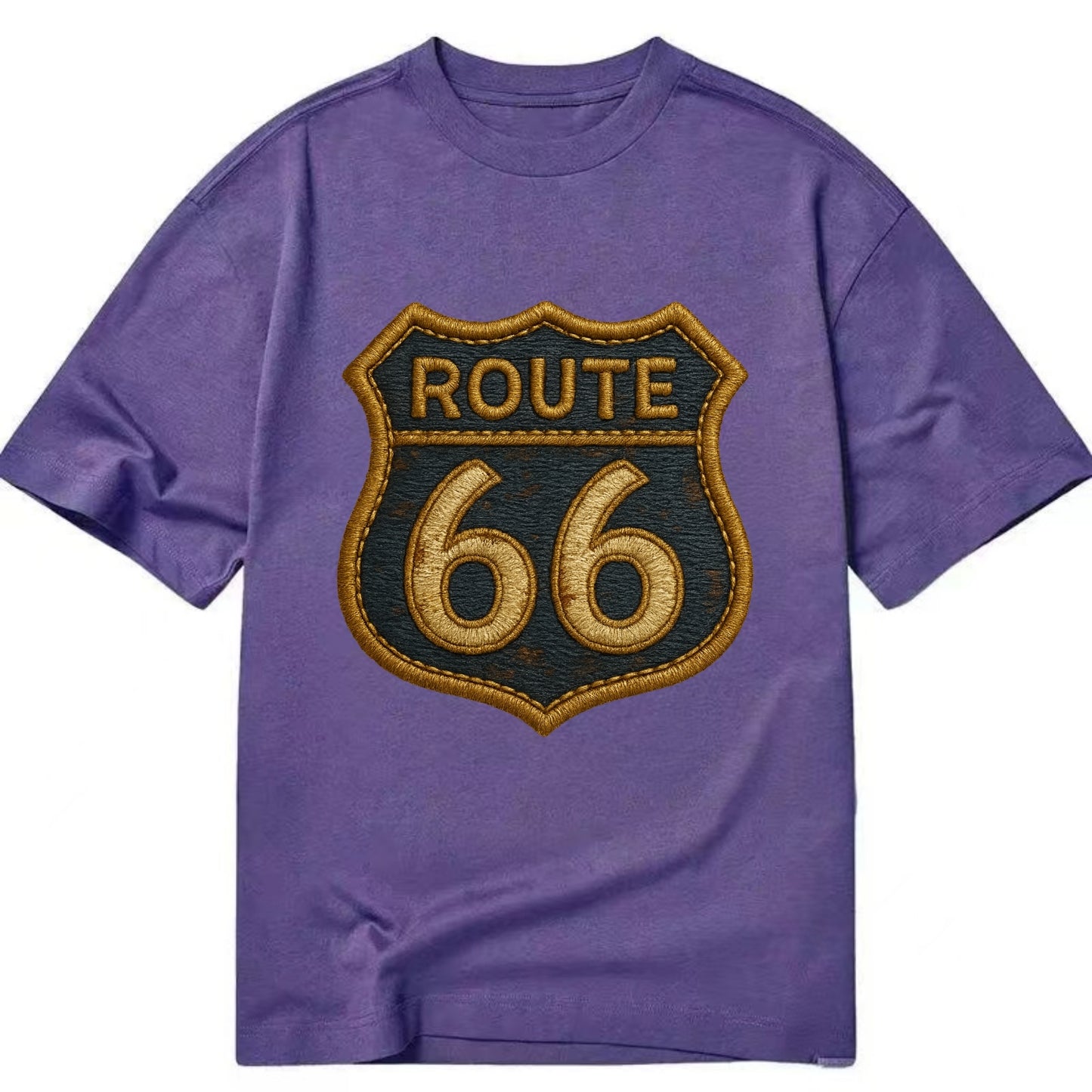 Route 66  - Classic T-shirt - Purple