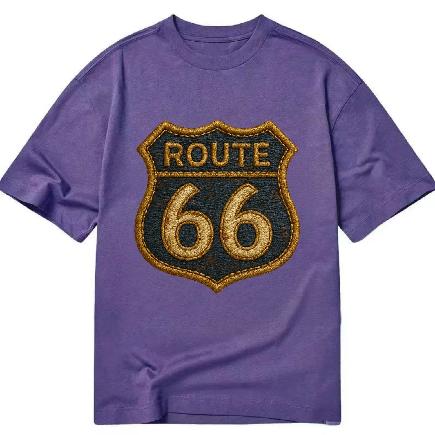 Route 66  - Classic T-shirt - Purple