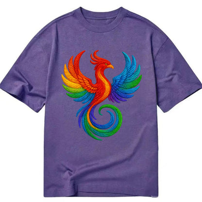 Phoenix Rising  - Classic T-shirt - Purple