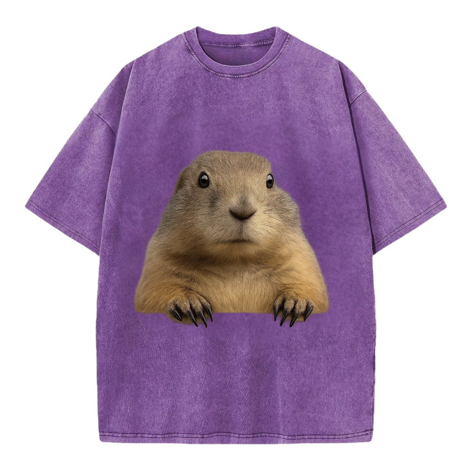 Prairie Dog  - Vintage T-shirt - Purple
