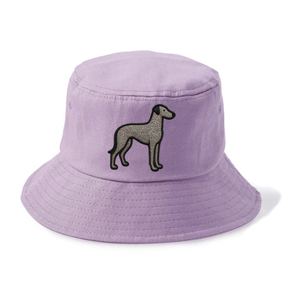 Scottish Deerhound - Trendy hound silhou - Bucket Hat - Purple