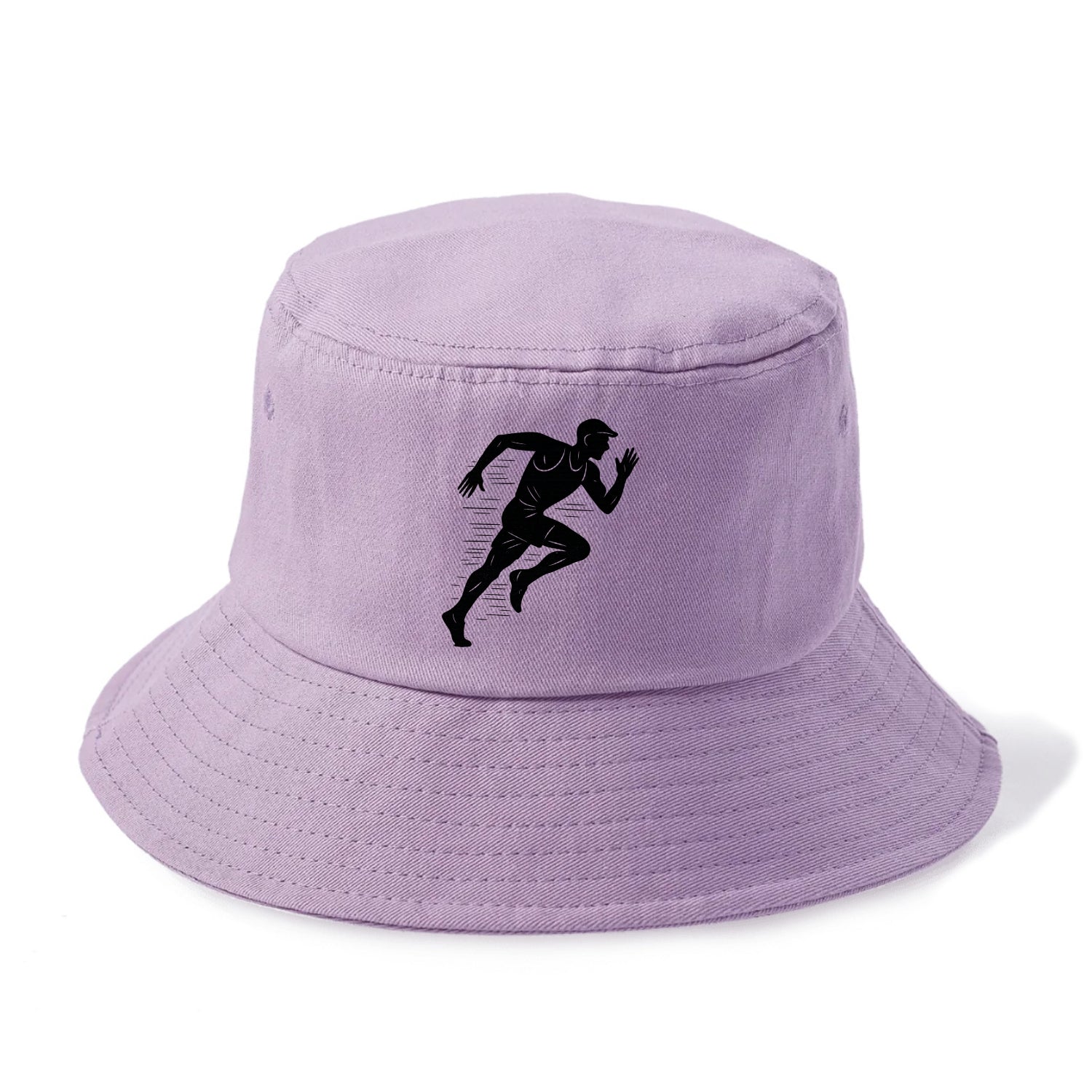 Runner in full stride sprinting - Bucket Hat - Purple