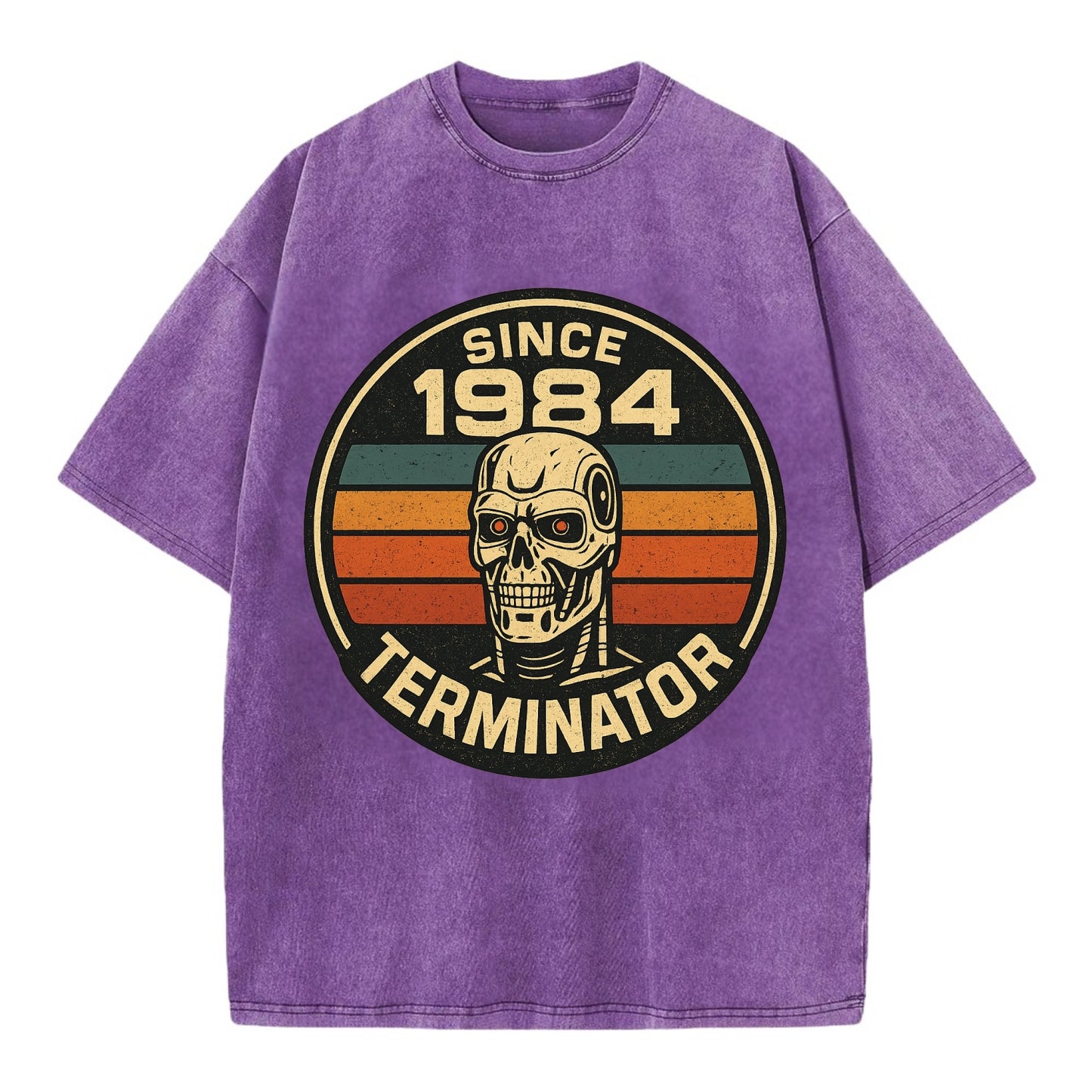 Terminator - Vintage T-shirt - Purple