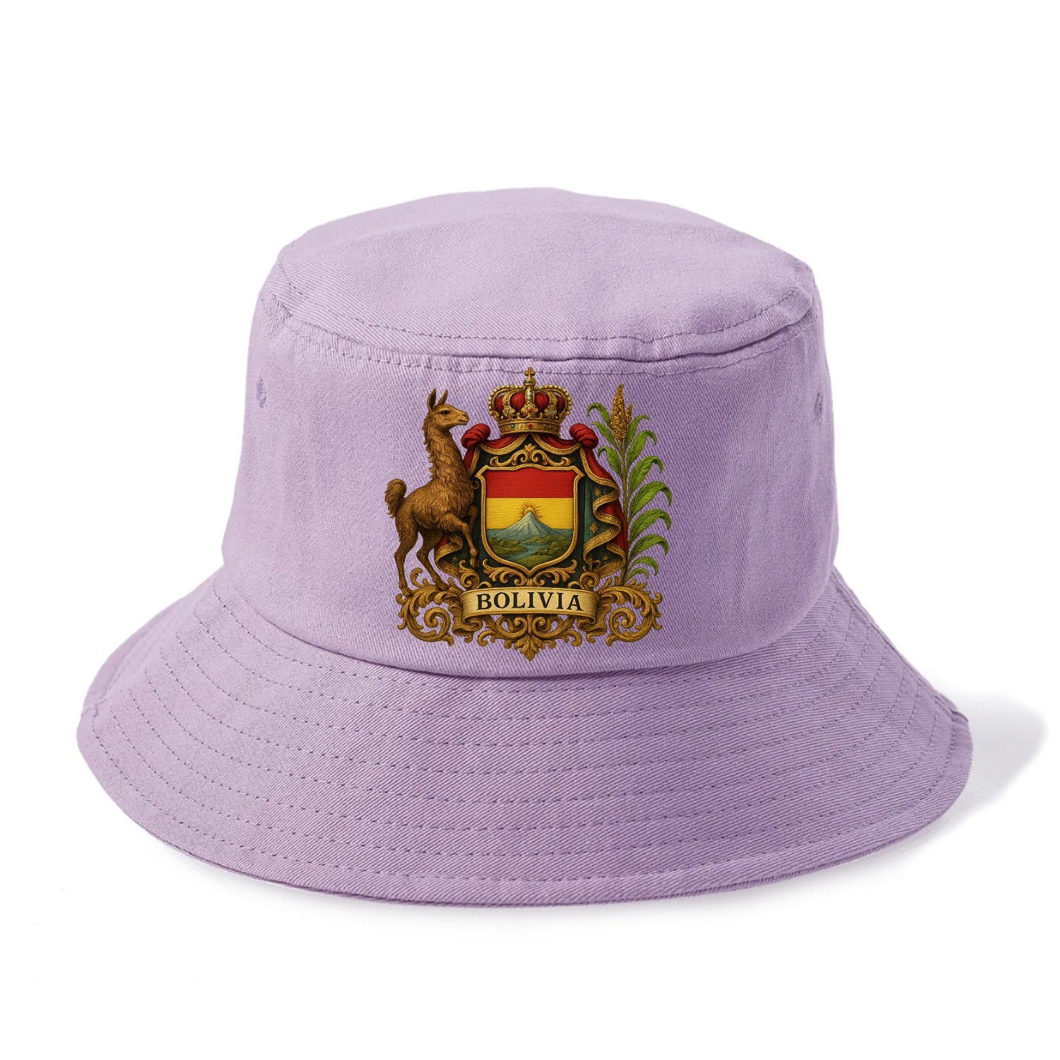 Bolivia Royal Logo  - Bucket Hat - Purple