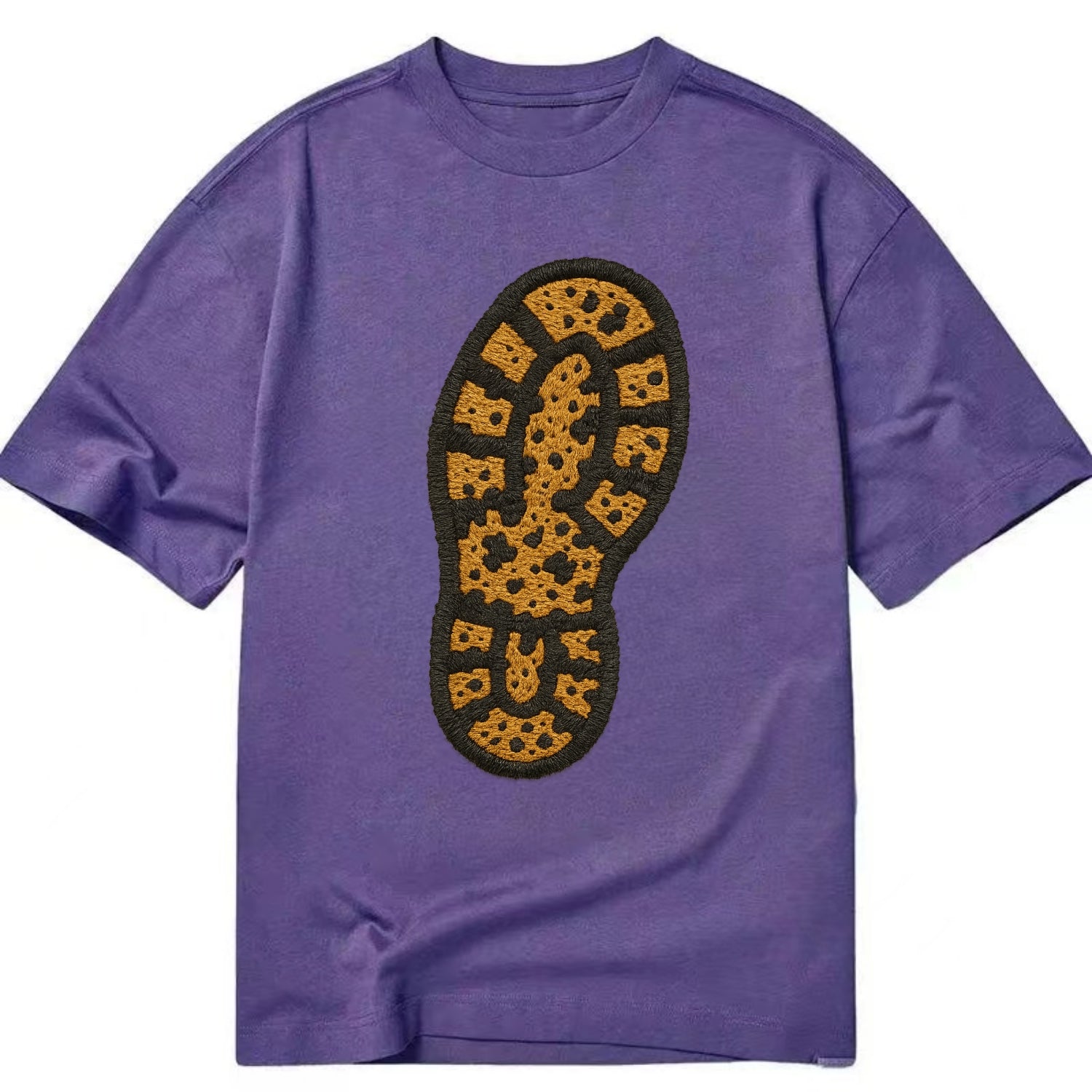 Hiking Boot Print  - Classic T-shirt - Purple