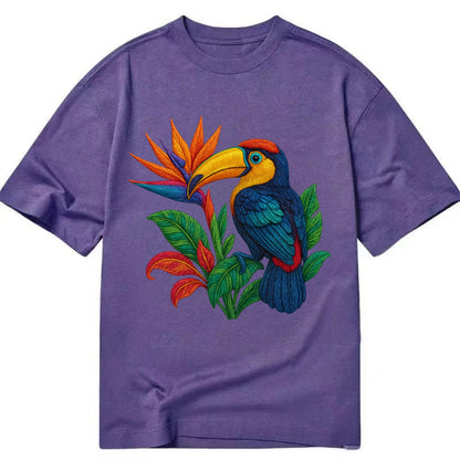 Toucan Paradise - Classic T-shirt - Purple