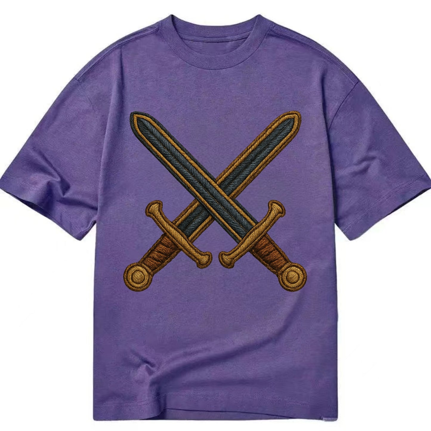 Crossed Swords  - Classic T-shirt - Purple