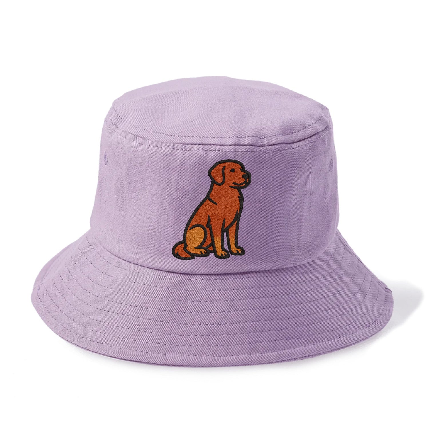 Nova Scotia Duck Tolling Retriever - Red embroidered pose - Bucket Hat - Purple