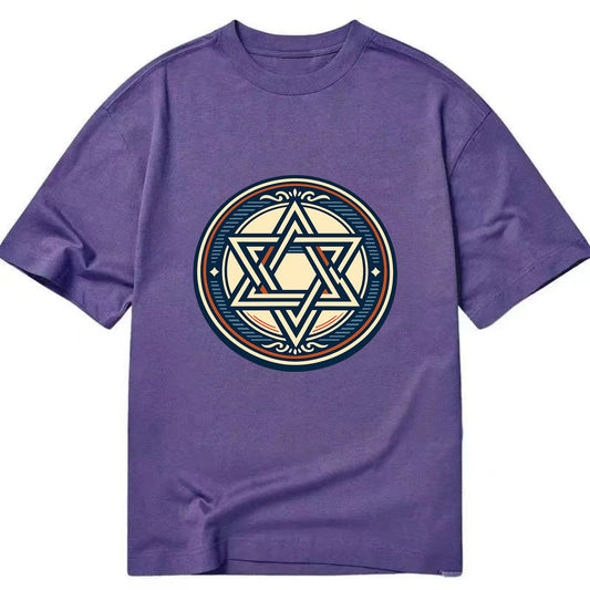 Celestial Unity Emblem - Classic T-shirt - Purple