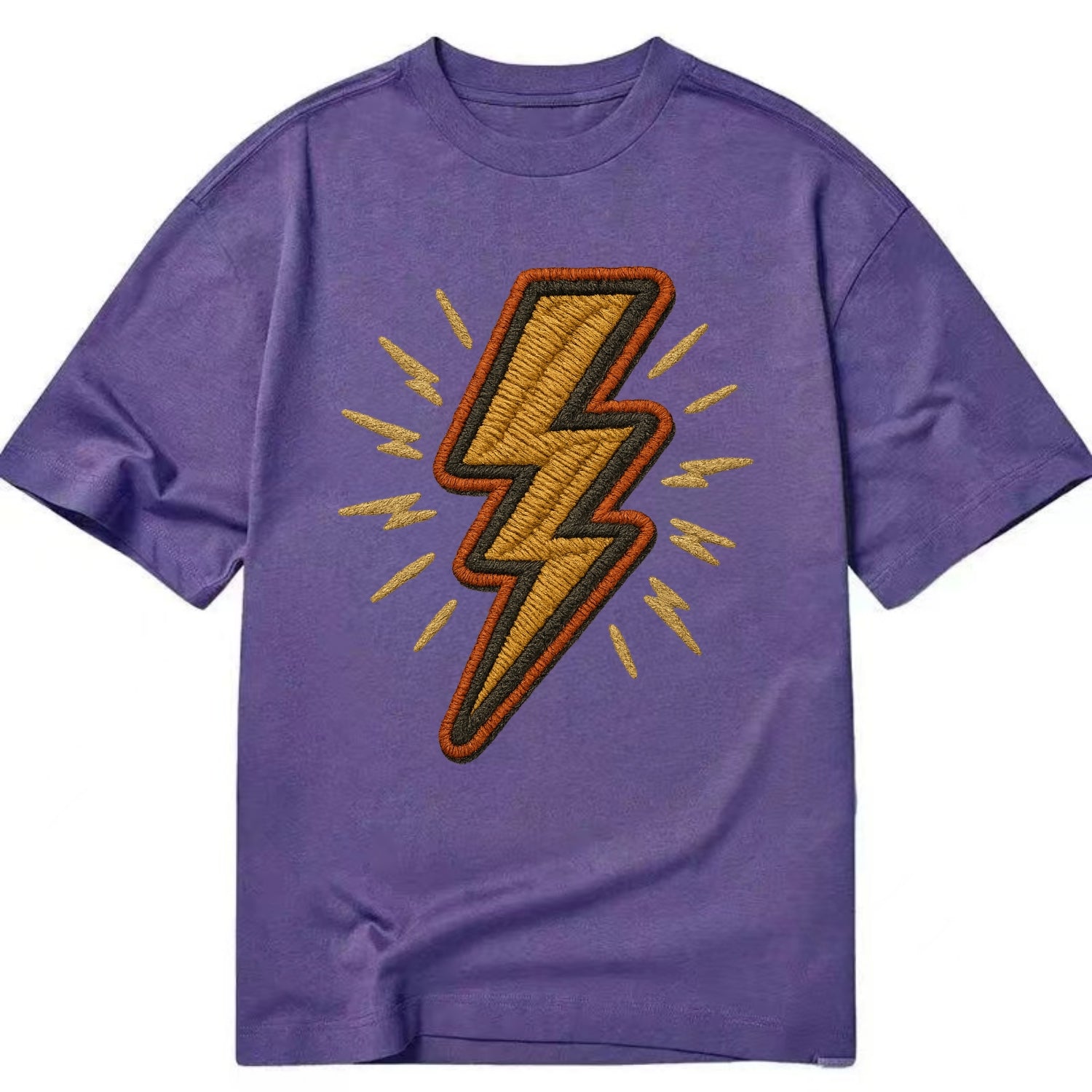 Lightning Bolt  - Classic T-shirt - Purple