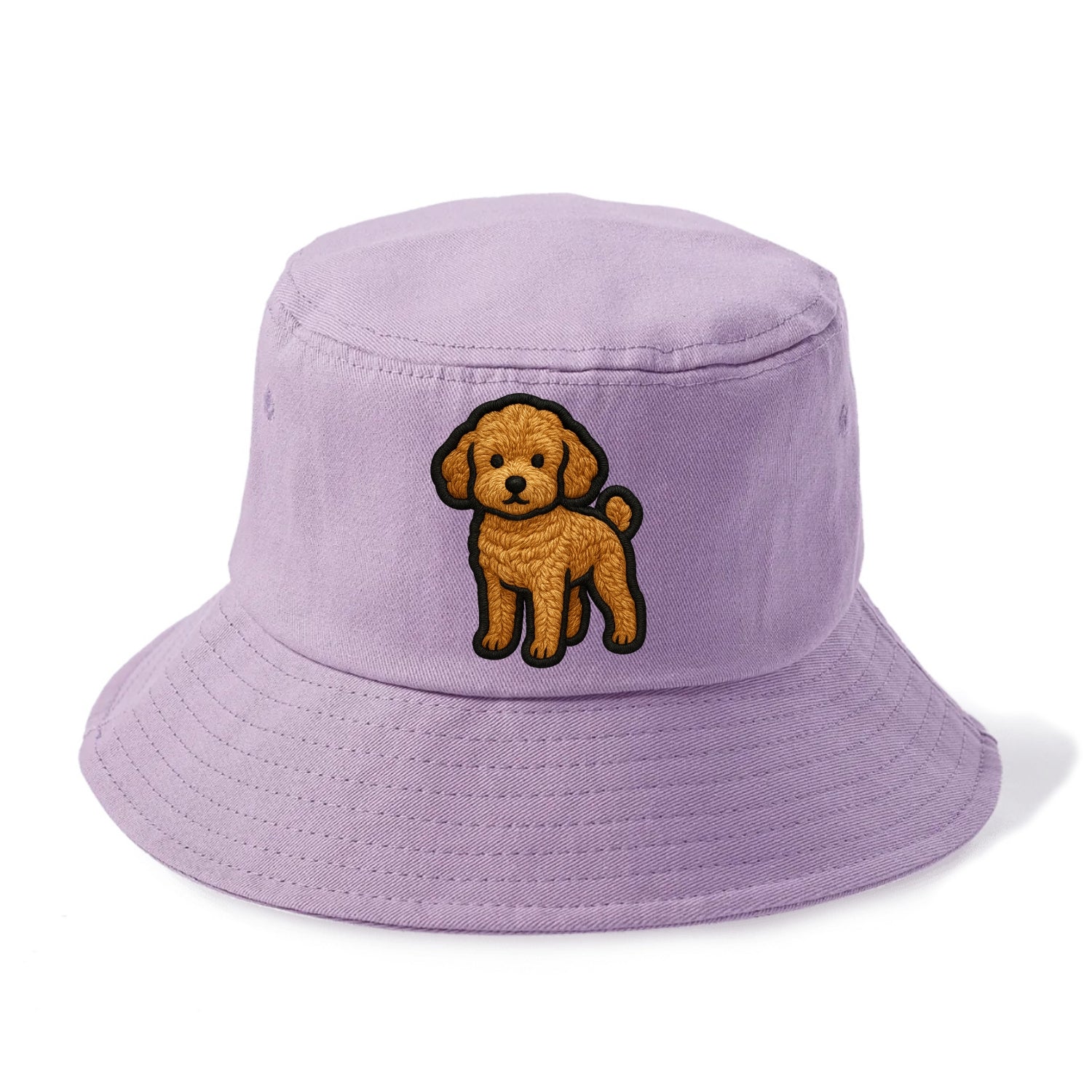 Toy Poodle - Trendy miniature design wit - Bucket Hat - Purple