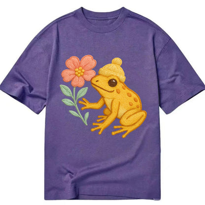 Yellow Dart Frog - Classic T-shirt - Purple