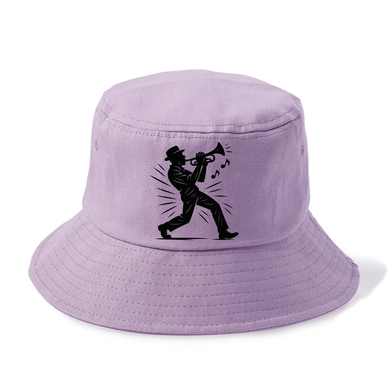 New Orleans jazz musician street corner - Bucket Hat - Purple