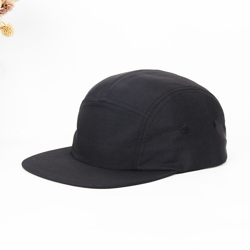 Quick-Dry Nylon 5-Panel Cap: Stylish DIY Hat for Outdoor Enthusiasts - Unisex, Waterproof, High-Quality