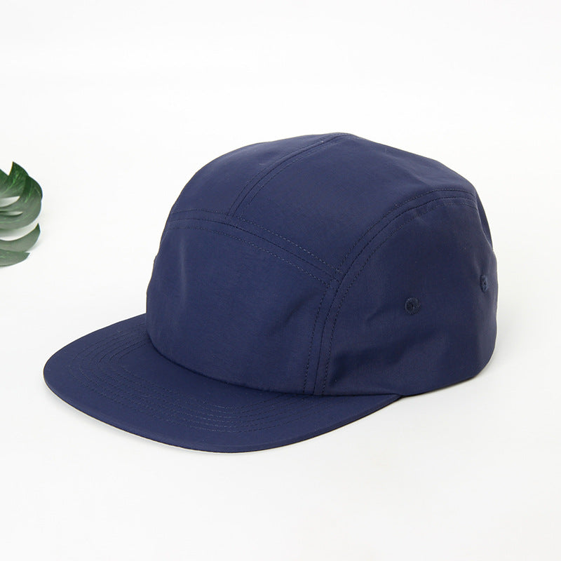 Quick-Dry Nylon 5-Panel Cap: Stylish DIY Hat for Outdoor Enthusiasts - Unisex, Waterproof, High-Quality