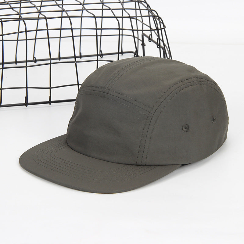 Quick-Dry Nylon 5-Panel Cap: Stylish DIY Hat for Outdoor Enthusiasts - Unisex, Waterproof, High-Quality