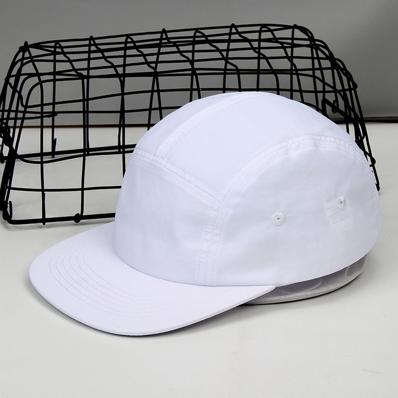 Quick-Dry Nylon 5-Panel Cap: Stylish DIY Hat for Outdoor Enthusiasts - Unisex, Waterproof, High-Quality