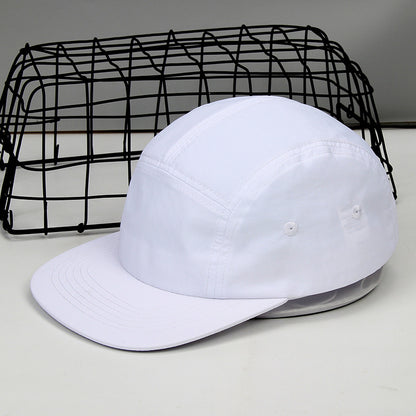 Quick-Dry Nylon 5-Panel Cap: Stylish DIY Hat for Outdoor Enthusiasts - Unisex, Waterproof, High-Quality