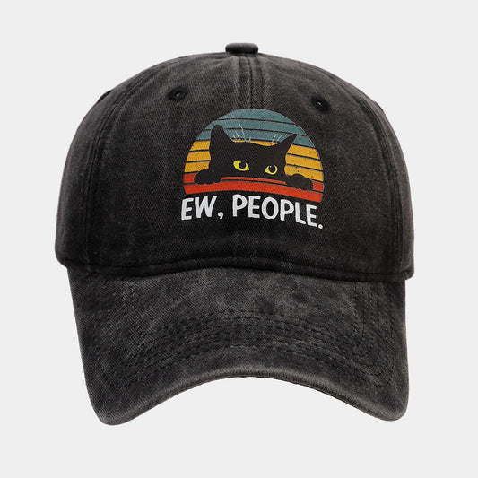 Rainbow Cat Baseball Cap - Street Style Sun Hat