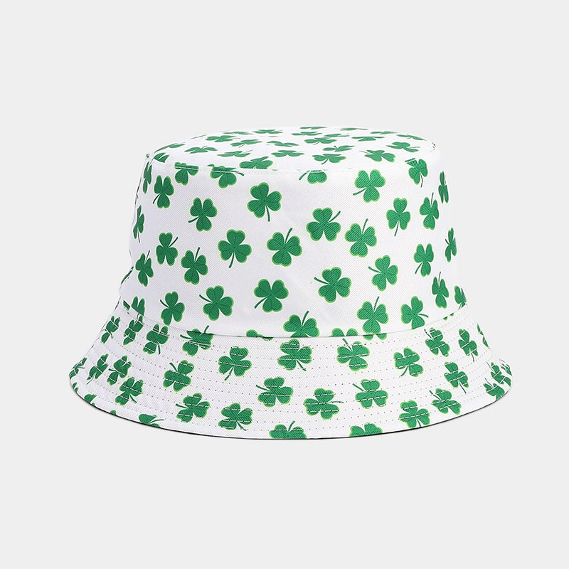 Reversible Clover Bucket Hat - Chic Sun Protection