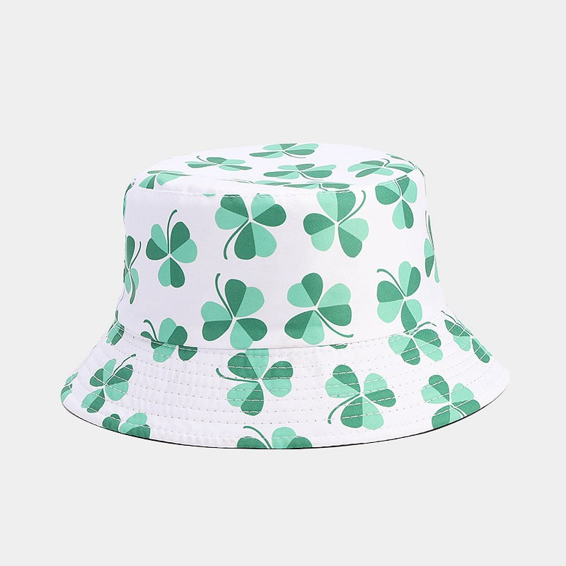 Reversible Clover Bucket Hat - Chic Sun Protection