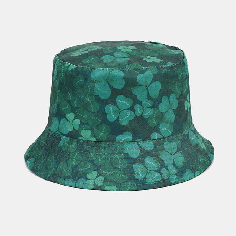 Reversible Clover Bucket Hat - Chic Sun Protection