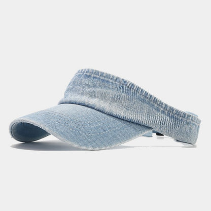 Retro Denim Literary Cap: British & Japanese Style