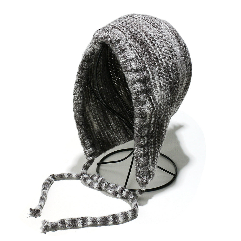 Rainbow Gradient Knit Beanie - Cozy Winter Hat