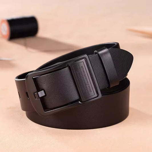Retro Pin Buckle Belt for Men | Business & Casual Leather
