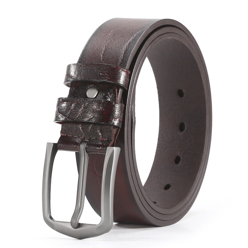 Retro Pin Buckle Belt for Men - Classic Business Casual