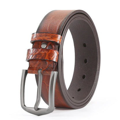 Retro Pin Buckle Belt for Men - Classic Business Casual