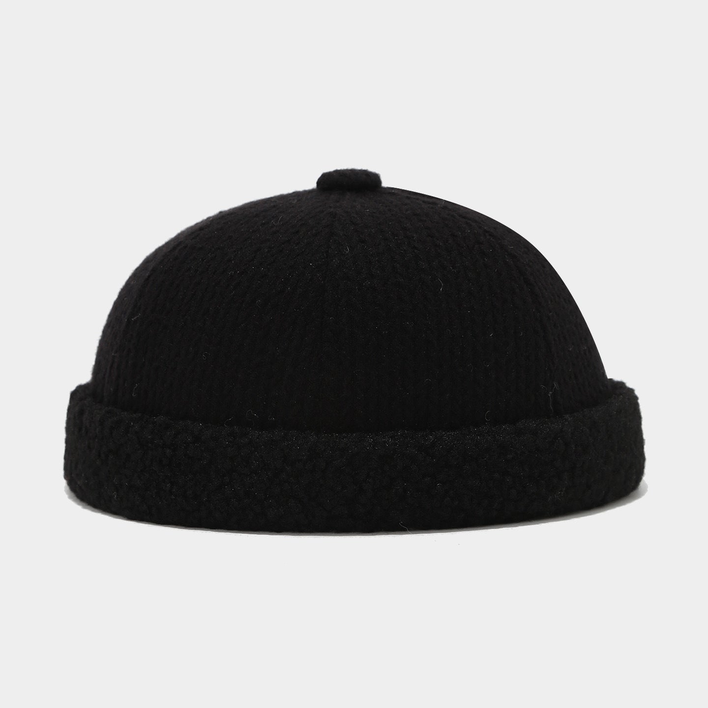 Retro Patchwork Brimless Landlord Hat - Autumn/Winter Style