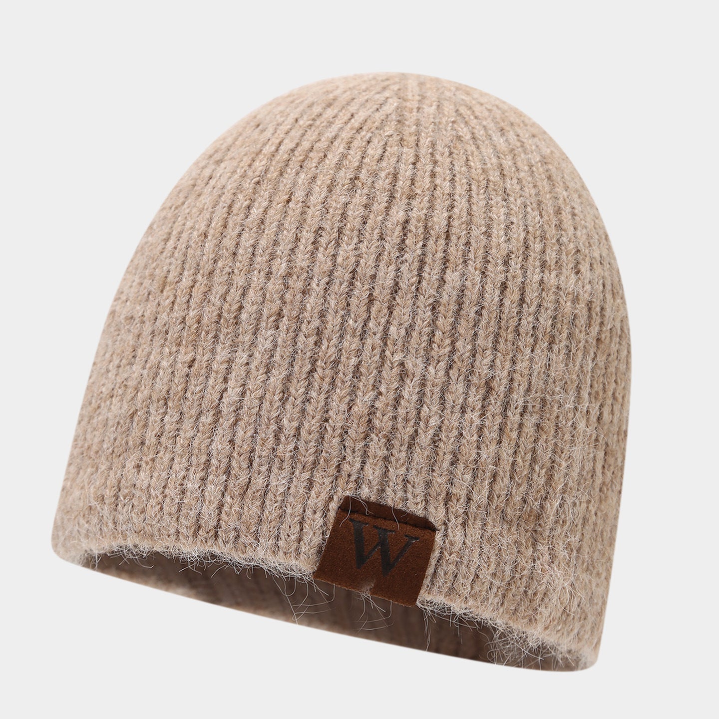 Retro Stripe Knit Beanie - Cozy & Stylish Winter Hat