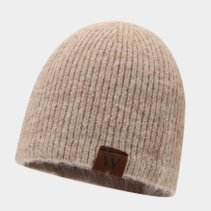 Retro Stripe Knit Beanie - Cozy & Stylish Winter Hat
