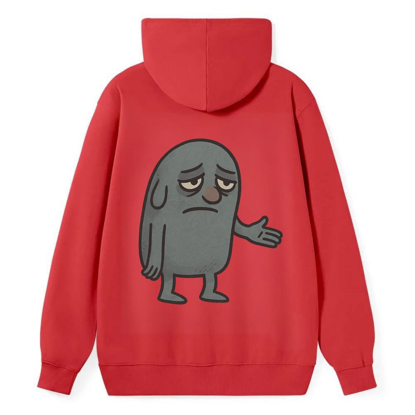 FOLLOWERS ARE GHOSTS | Transparent crowd following - Classic Pullover Hoodie - Red