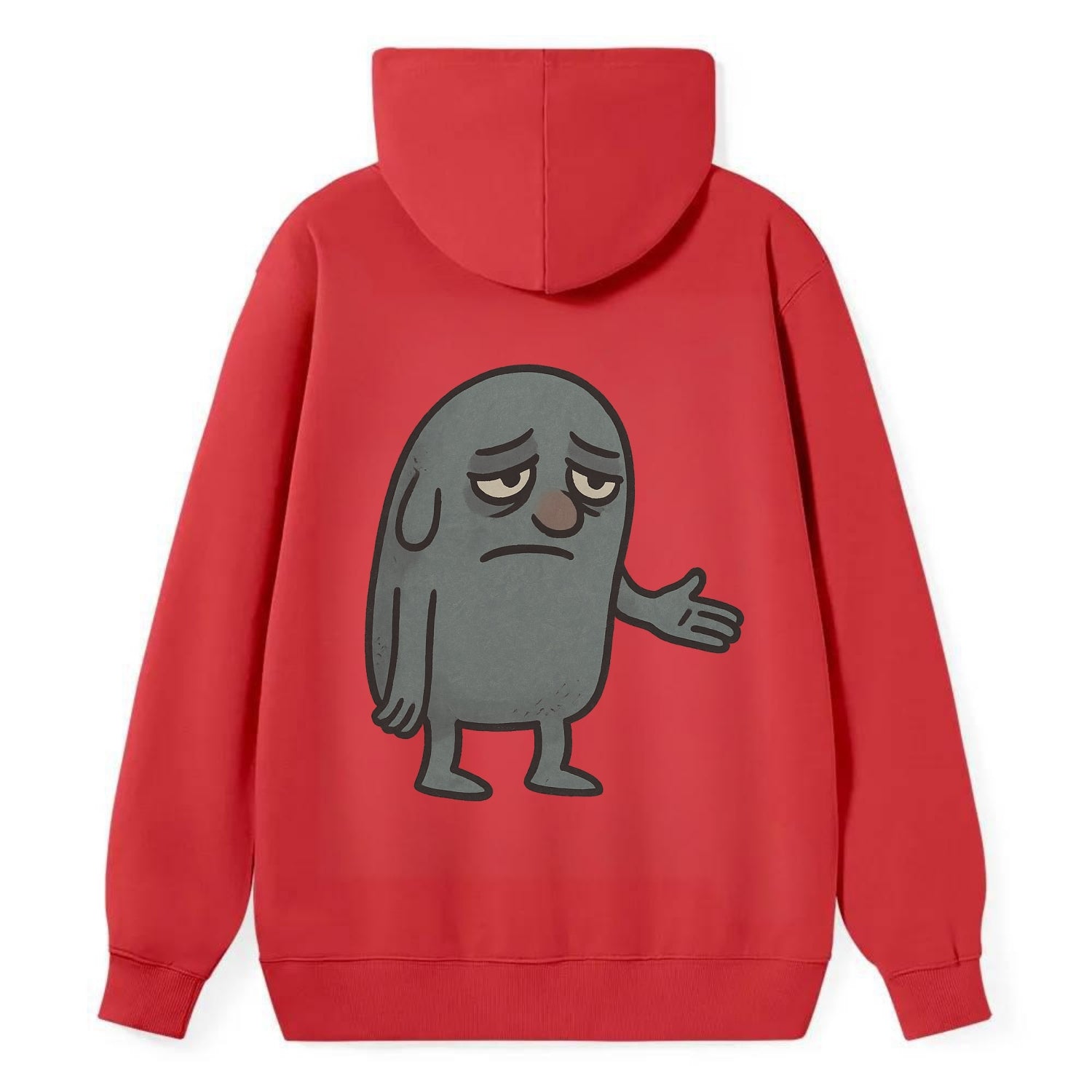 FOLLOWERS ARE GHOSTS | Transparent crowd following - Classic Pullover Hoodie - Red