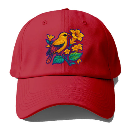 Golden Oriole - Baseball Cap - Red