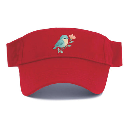 Aqua Chickadee - Visor - Red