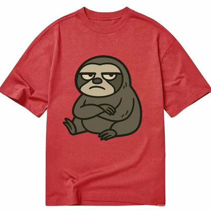 The Sloth Judging Silently - Classic T-shirt - Red