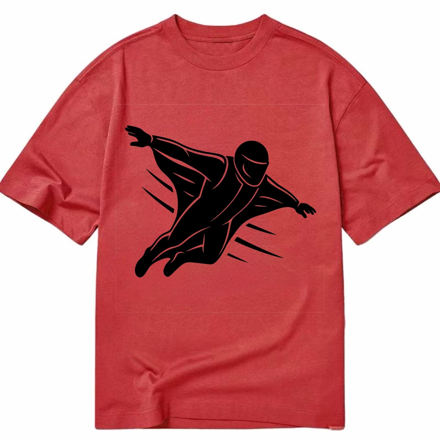 Wingsuit flyer gliding - Classic T-shirt - Red