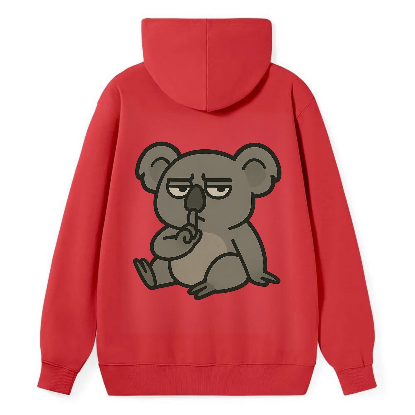 The Koala Judging - Classic Pullover Hoodie - Red