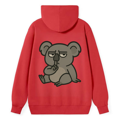 The Koala Judging - Classic Pullover Hoodie - Red