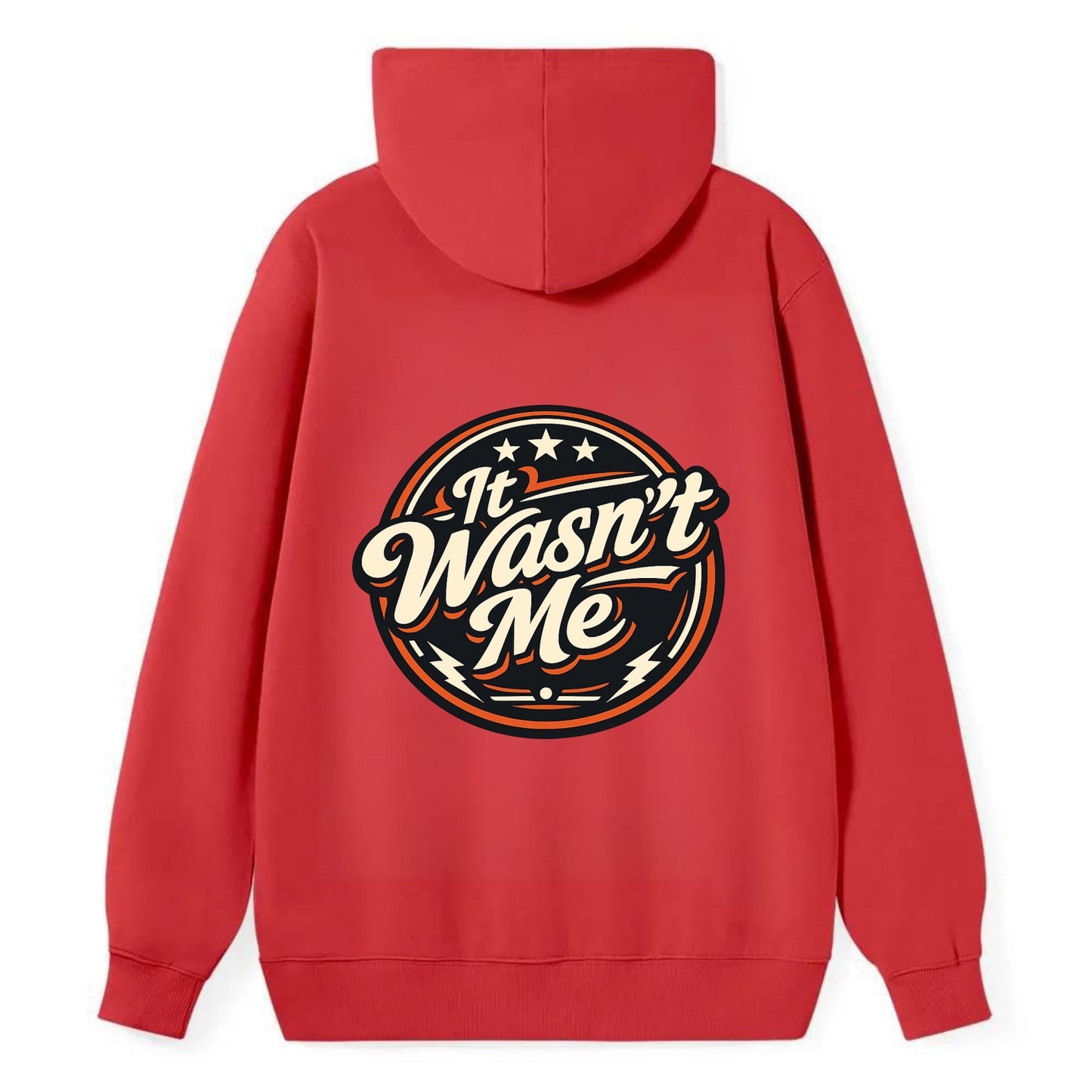 Unapologetic Rebel Emblem - Classic Pullover Hoodie - Red