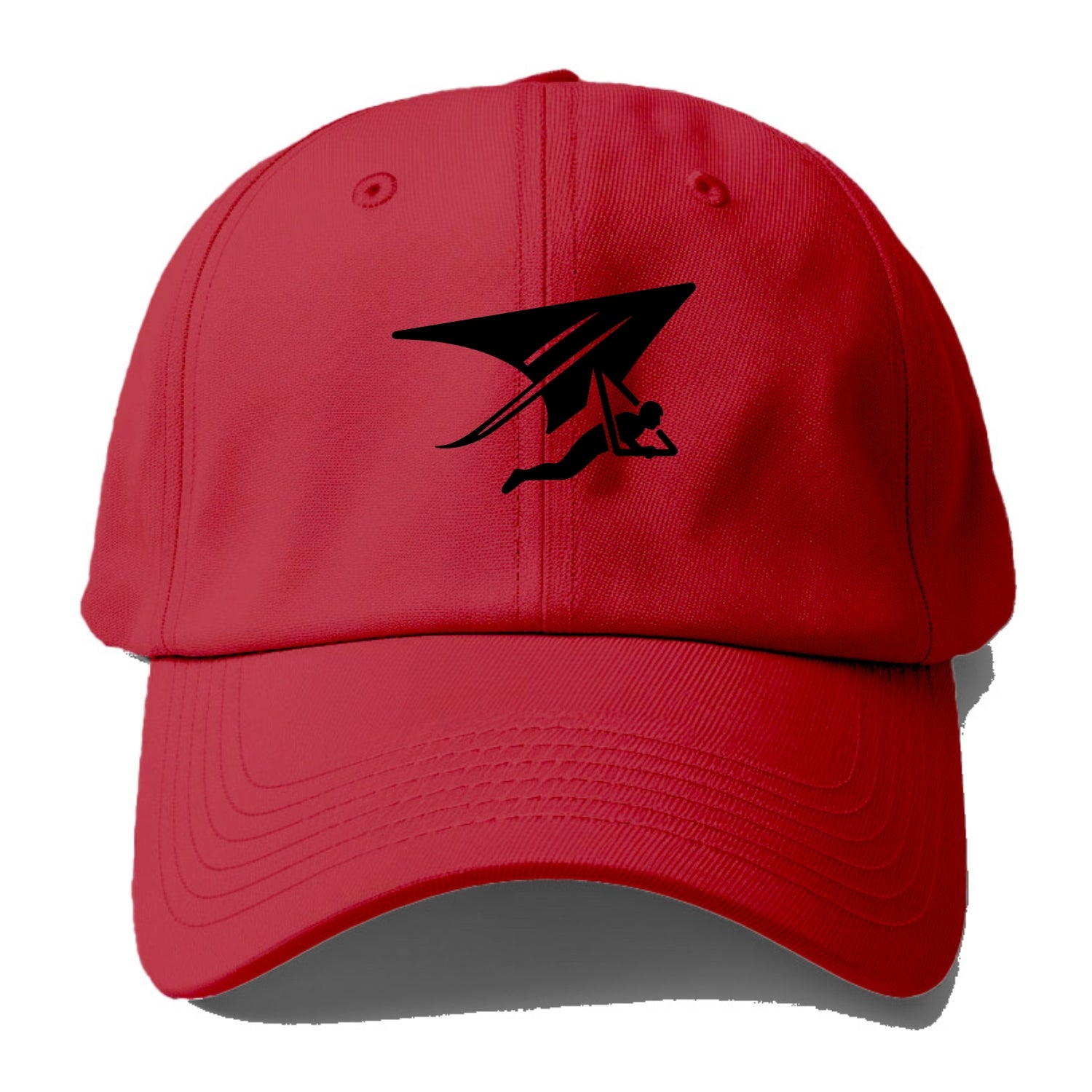 Hang glider soaring - Baseball Cap - Red