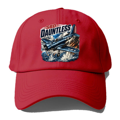 Sbd Dauntless - Baseball Cap - Red