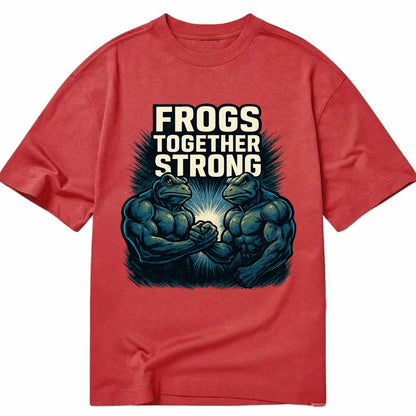 Frogs Together Strong 4 - Classic T-shirt - Red